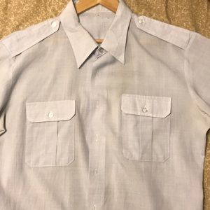 Chambray light blue shirt  XL